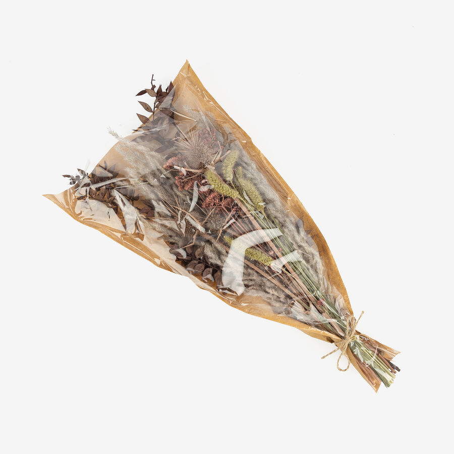 Ramo de flores secas morado 60cm