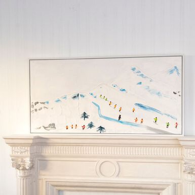 Cuadro con marco y cristal Sky Resort 60x120cm