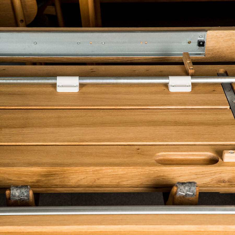 Mesa extensible de madera de roble 160/240cm