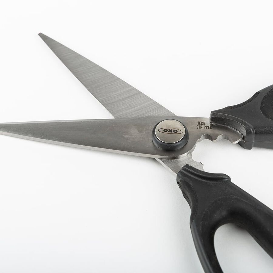 Tijeras de cocina de acero inoxidable negras Good Grips - Oxo