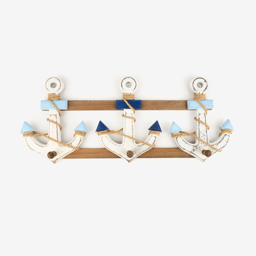 Perchero de pared Ancla 57x23cm