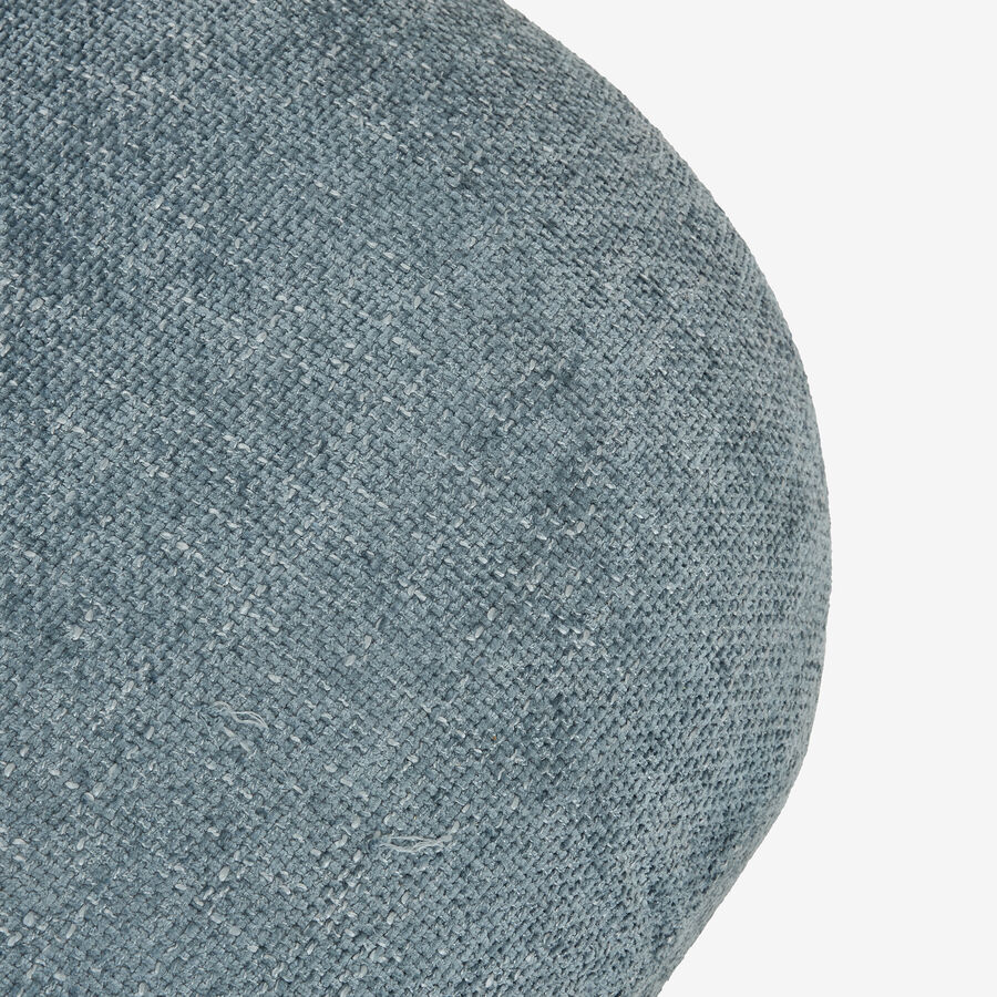 Butaca de algodón azul claro Aicha 85x82x77cm Clau&Chloe