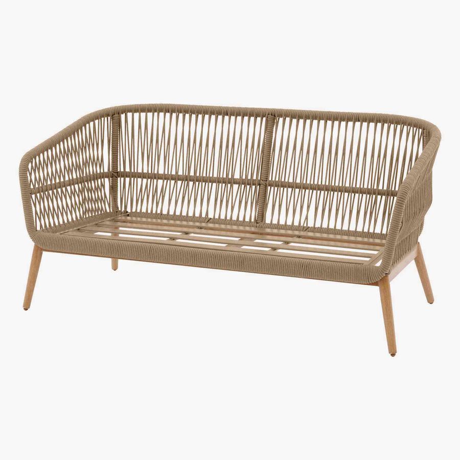 Conjunto de jard&iacute;n para 5 personas de acero topo Bano Nerik