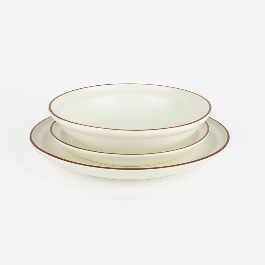 Plato para postre de porcelana blanca Zuria &Oslash;21c