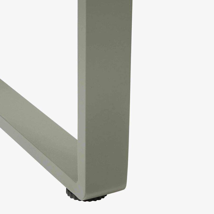 Sillon reclinable de jard&iacute;n de aluminio verde Lambor 151x69x73cm