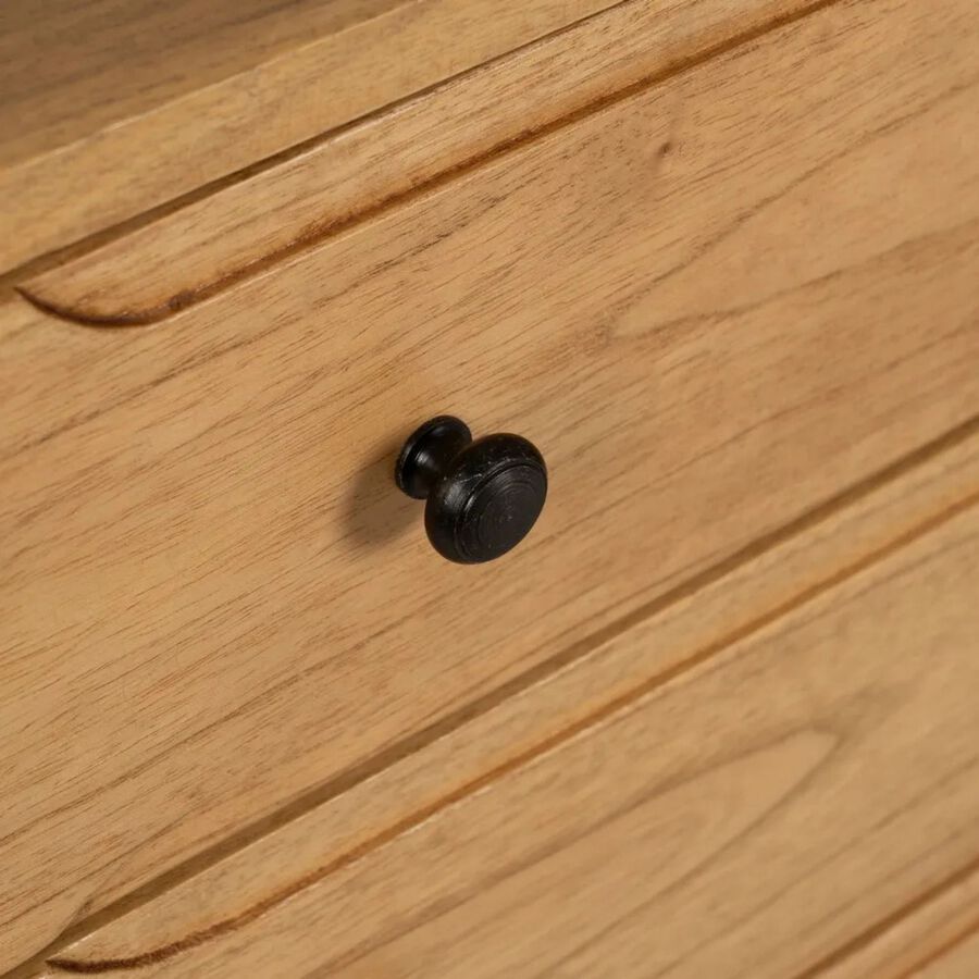 Aparador de madera de mindi 130x40x80cm