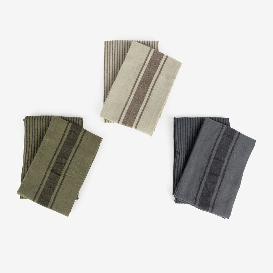 Set 2 pa&ntilde;os algodon surtidos 45x70cm