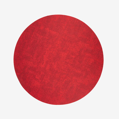 Mantel individual rojo Tiffany Ø38cm - Guzzini