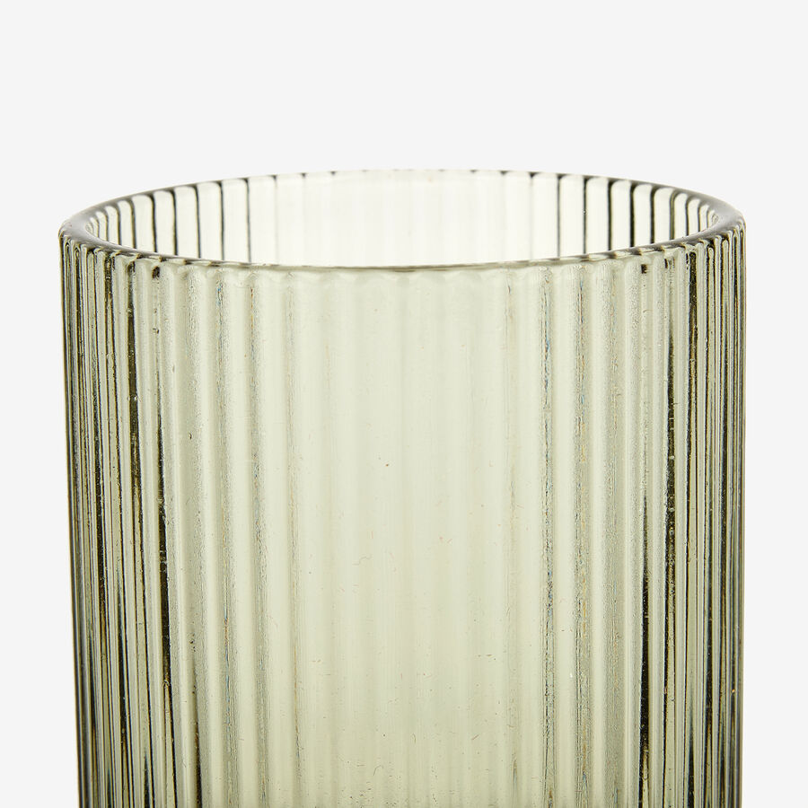 Vaso de cristal verde Samba 26cl