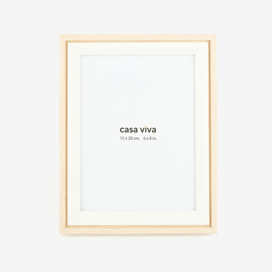 Marco de fotos de madera Vilae 15x20cm