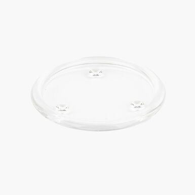 Portavelas de cristal Osian Ø13cm