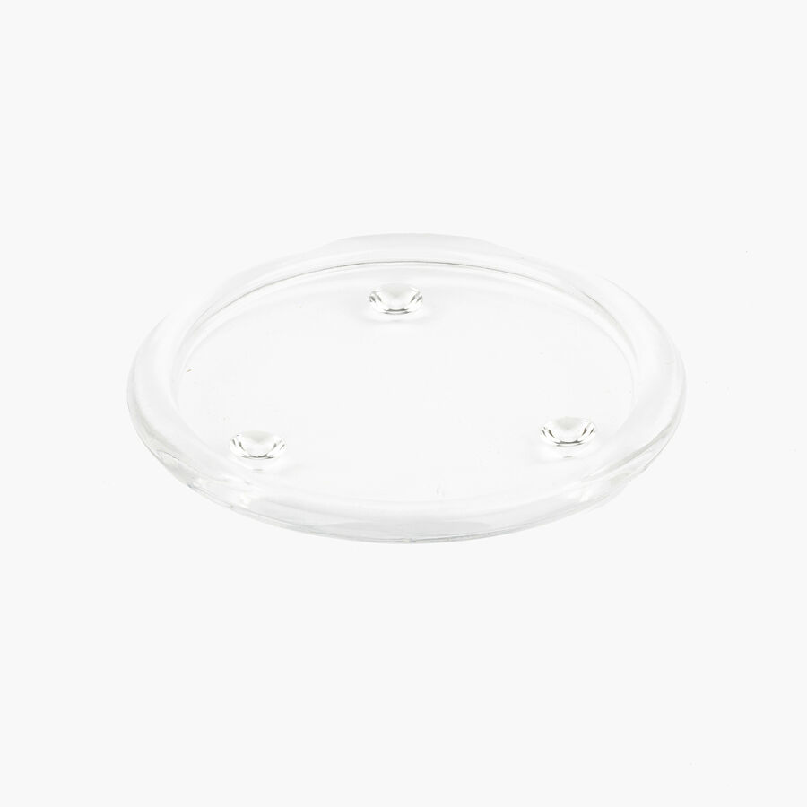 Portavelas de cristal Osian Ø13cm