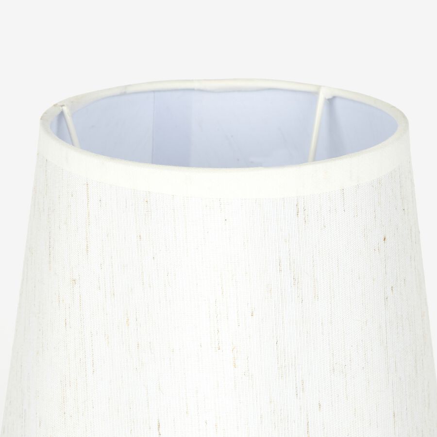 L&aacute;mpara de mesa blanca Brenda 33cm