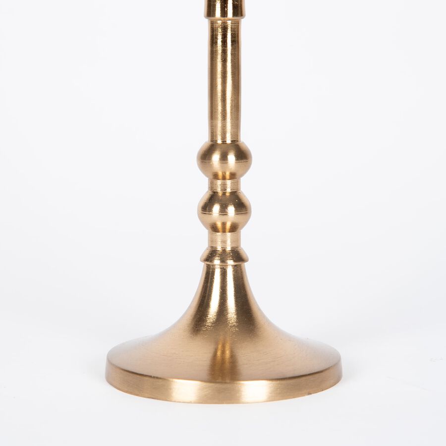 Candelabro de aluminio dorado Altin 18cm