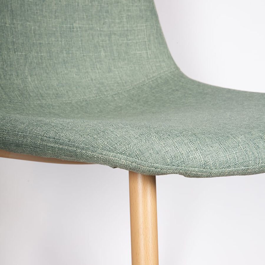 Silla de comedor verde Concept 45x55x86cm