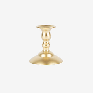 Candelabro de metal dorado Dila 9,5cm