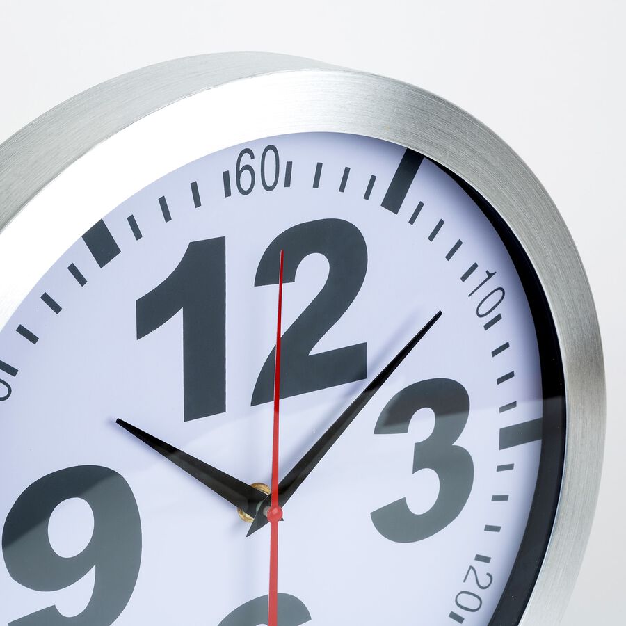 Reloj de pared de metal Ø30x4cm