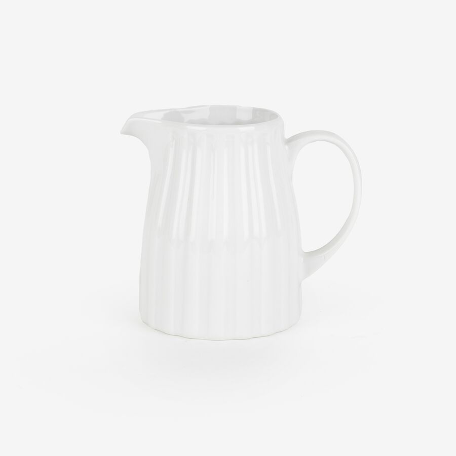 Lechera blanca de porcelana 25cl