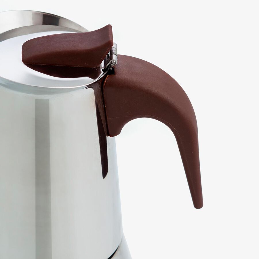 Cafetera para 4 tazas de acero in&oacute;xidable Siero