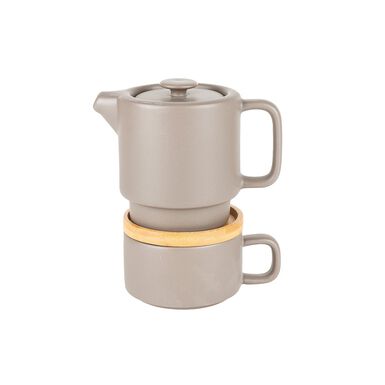 Tetera/cafetera Tierra color taupe