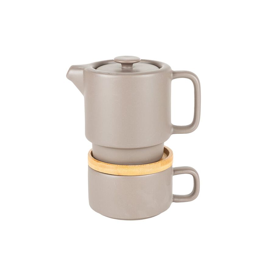 Tetera/cafetera Tierra color taupe