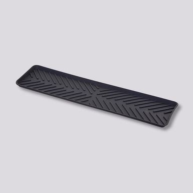 Alfombrilla escurridora de vajilla AquaDry de silicona gris 40,7x10,7cm