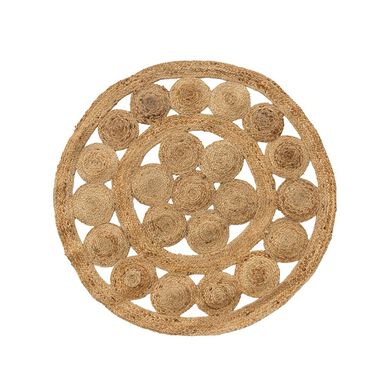 Alfombra redonda de yute Ieray &Oslash;150cm