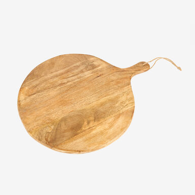 Tabla de cortar de madera mango Ø50cm