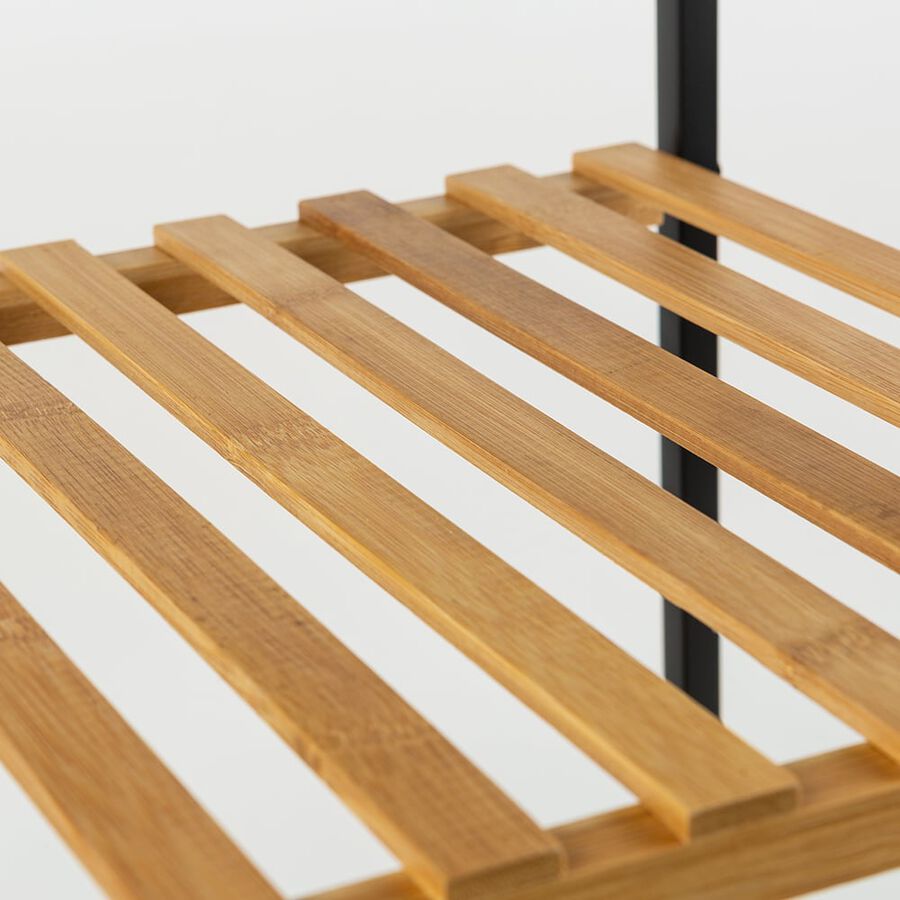 Estanter&iacute;a de madera de bamb&uacute; Niza 38x32x70cm