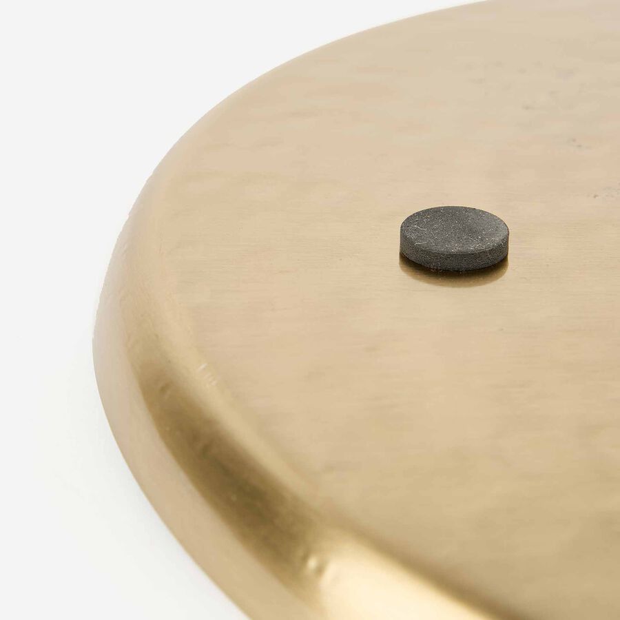 Bandeja dorada de 32cm Aura