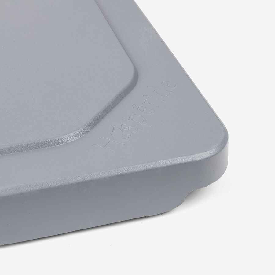 Pie de parasol lateral gris de hormig&oacute;n Diani 25kg