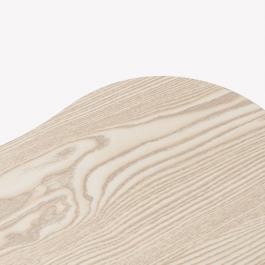 Mesa auxiliar de madera de paulownia 47x37x47,5cm