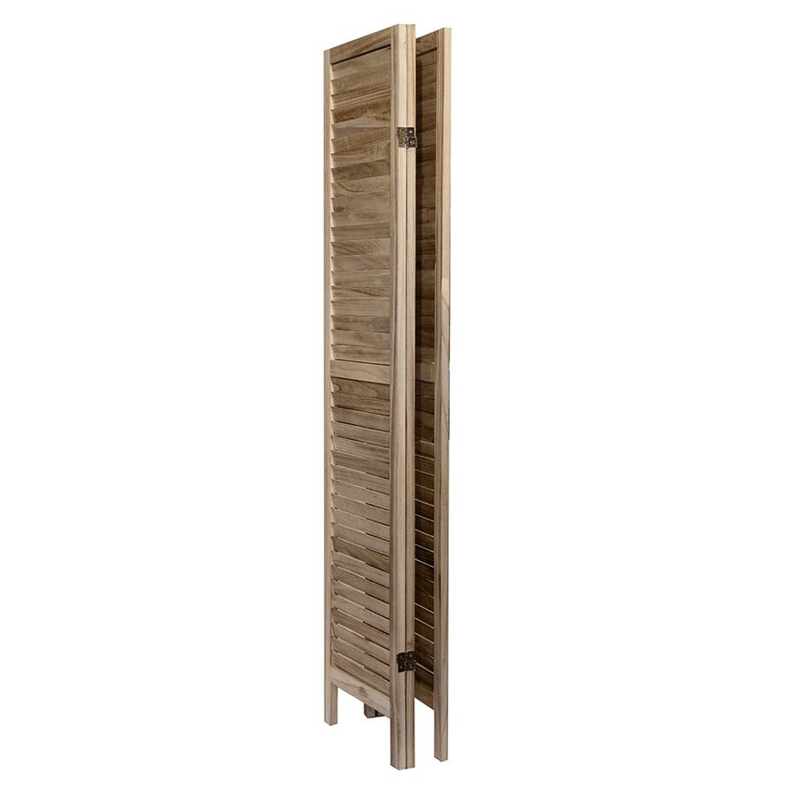 Biombo madera natural 40x170cm