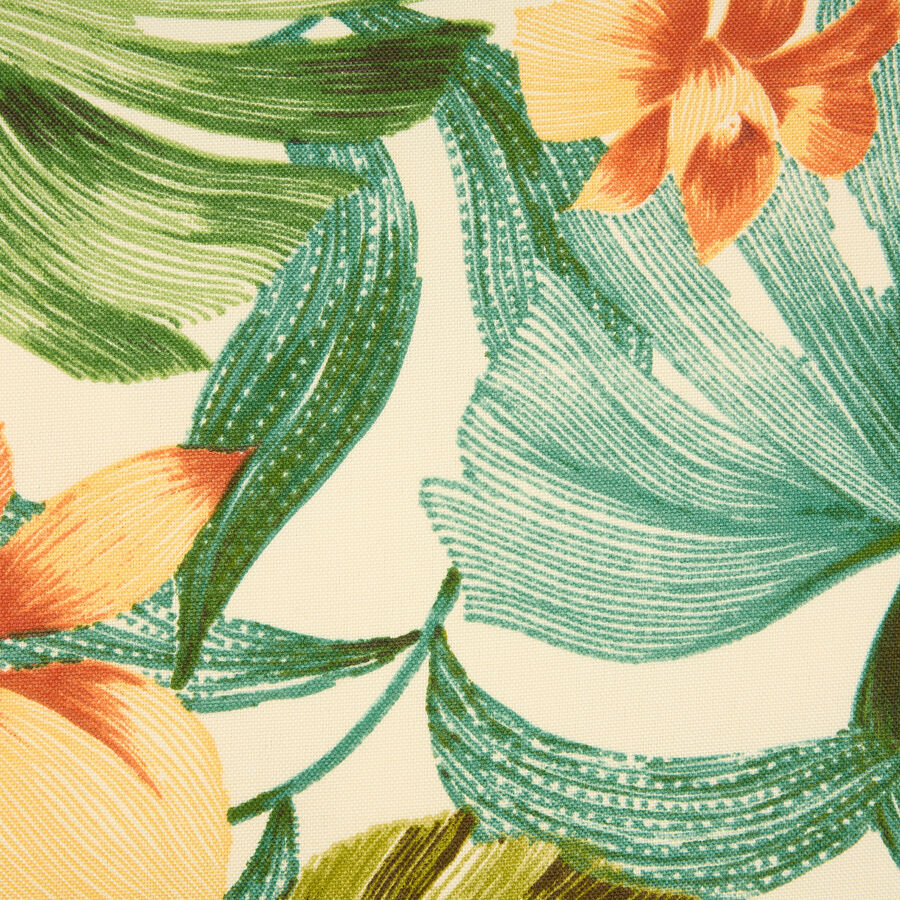 Cojín de exterior verde Hojas 43x43cm