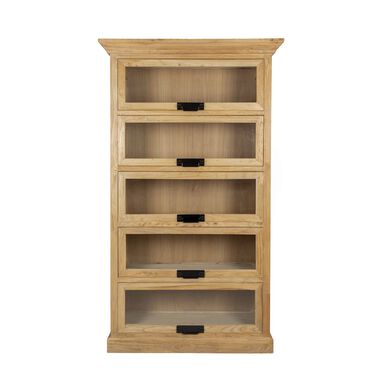 Estantería de madera olmo reciclada Nimea 208cm