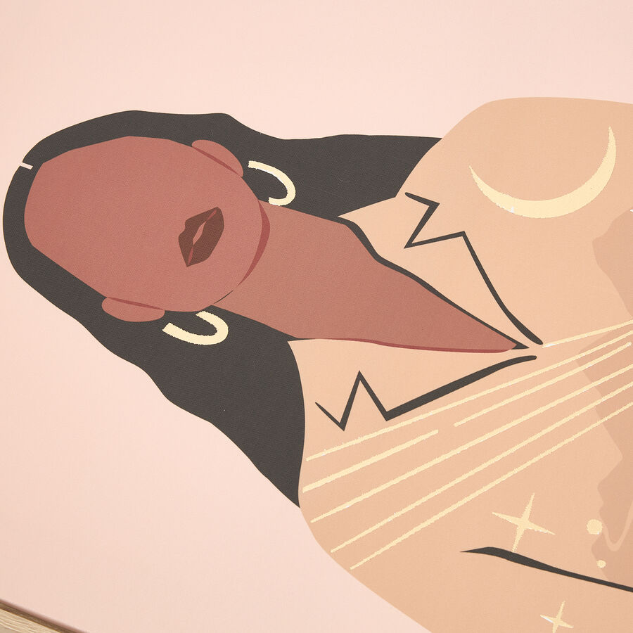 Cuadro con marco y cristal Kamaria 45x60cm