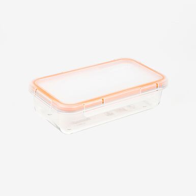 Táper de plástico rectangular hermético Tritan 19x11x5cm - 50cl