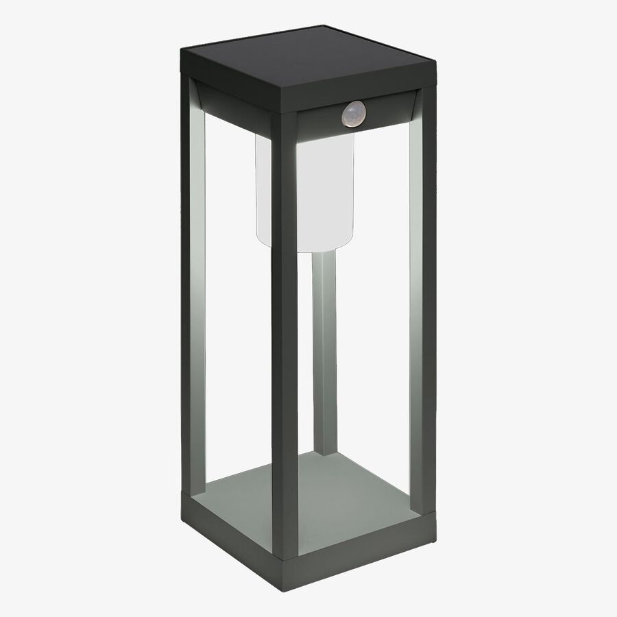 Farol solar para jard&iacute;n de aluminio verde Pirox 40cm