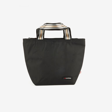 Bolsa lunchbag con asas negra 33x14x23cm 3,7L