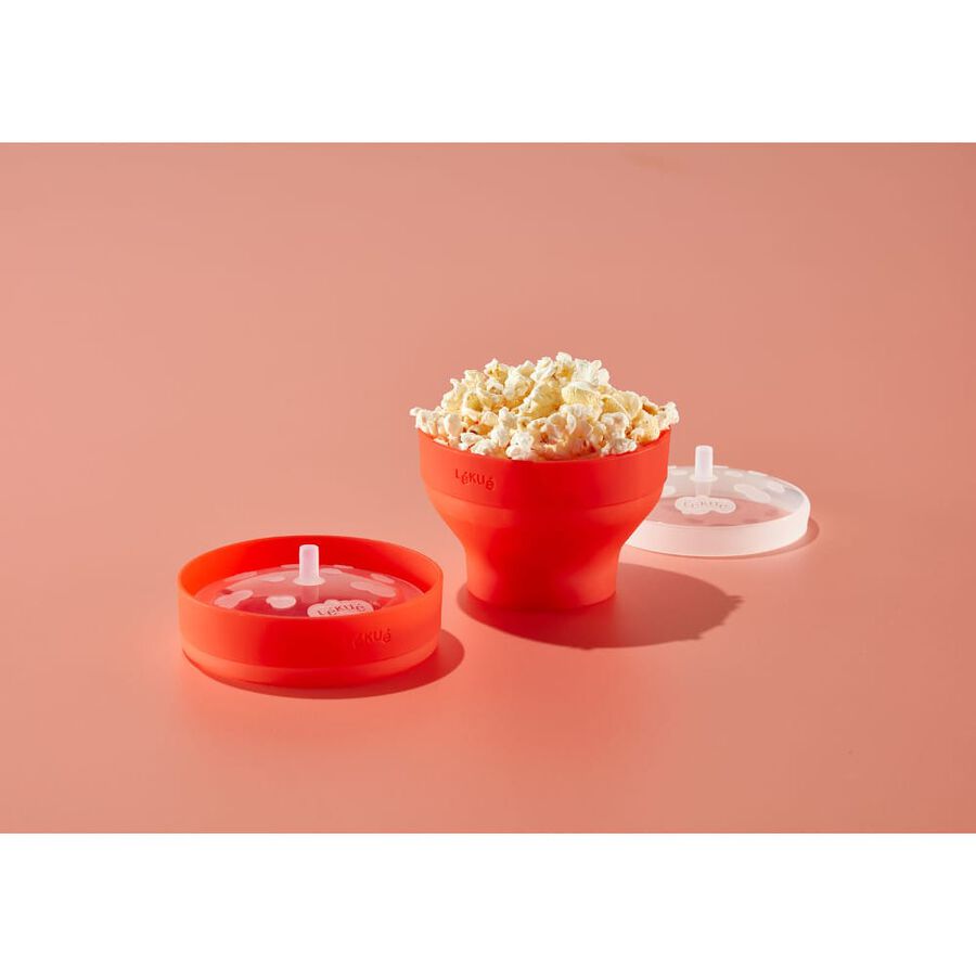 Set de 2 mini palomiteros para microondas Pop Corn - Lékué