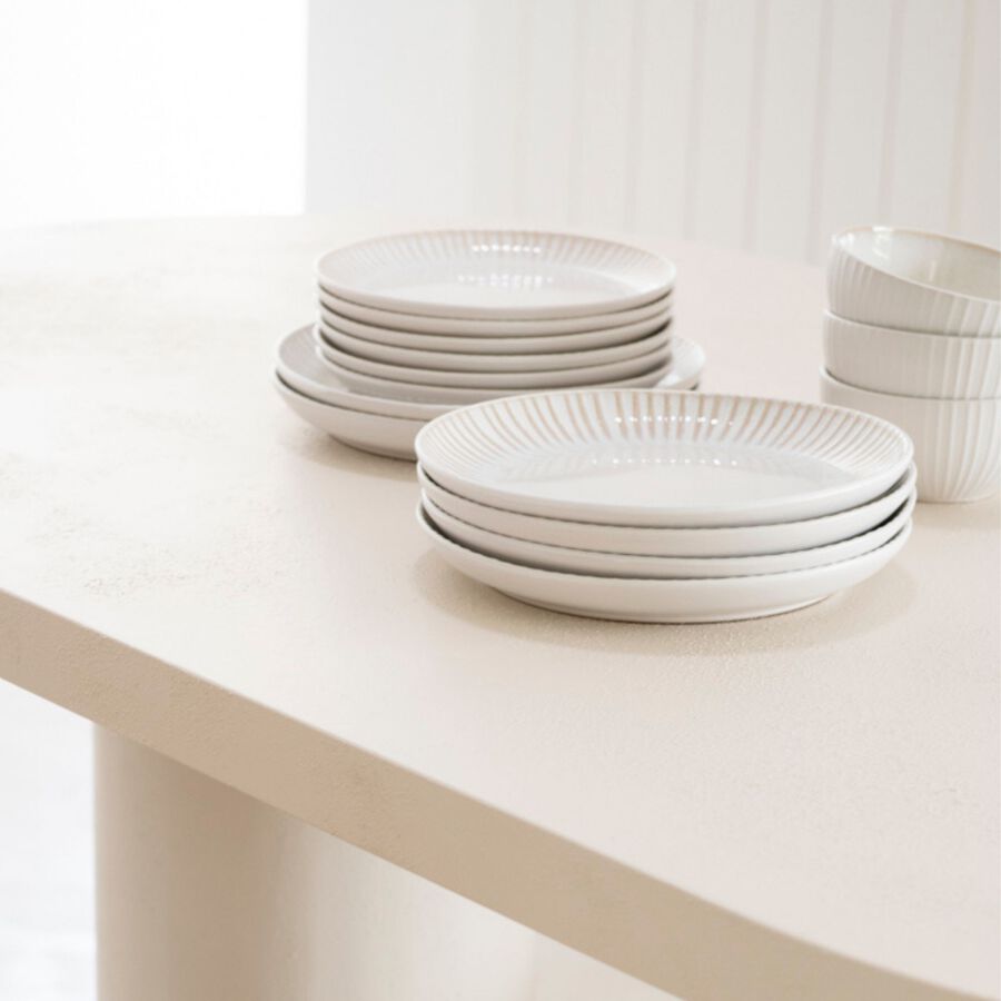 Mesa de comedor de microcemento Kurli 180x90x76cm Clau&Chloe