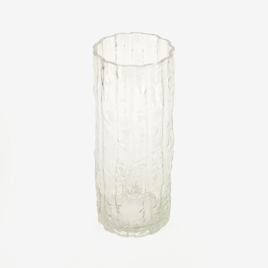 Jarrón de cristal Lina Ø12x30cm