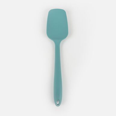 Cuchara silicona turquesa 27cm
