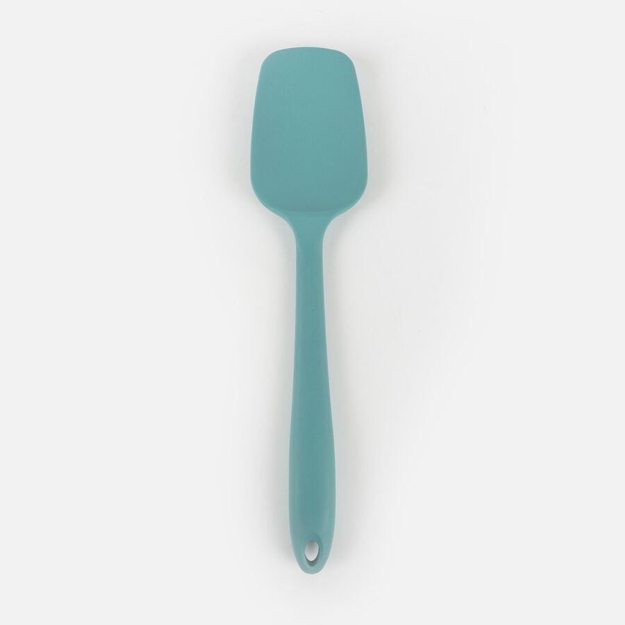 Cuchara silicona turquesa 27cm