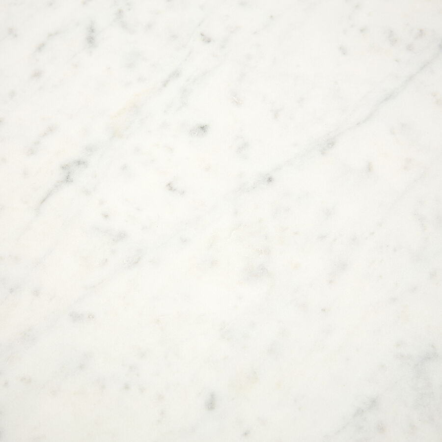 Mesa de centro de m&aacute;rmol y madera Houston &Oslash;90x45 Clau&Chloe