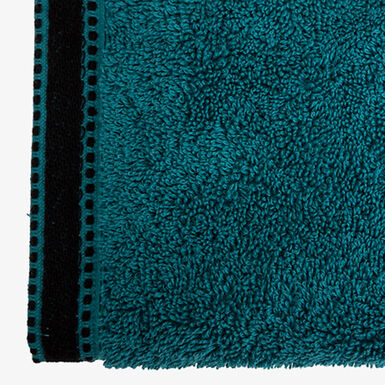 Toalla de tocador de algod&oacute;n azul Sena 30x50cm - 550 g/m&sup2;
