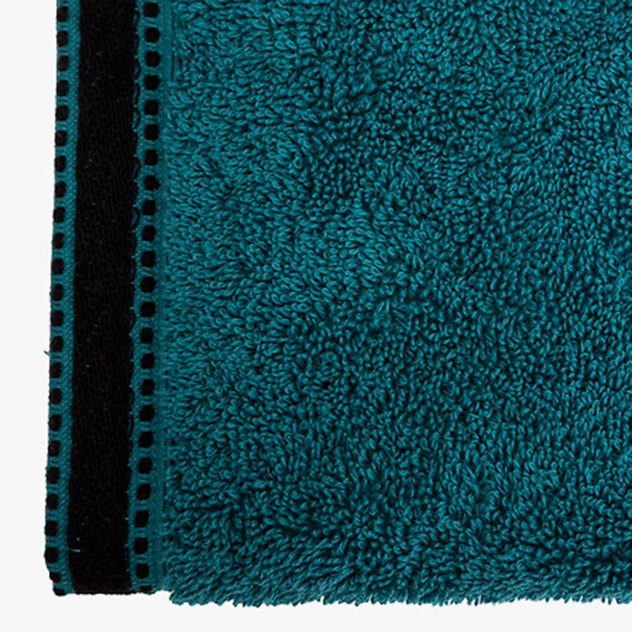 Toalla de tocador de algod&oacute;n azul Sena 30x50cm - 550 g/m&sup2;