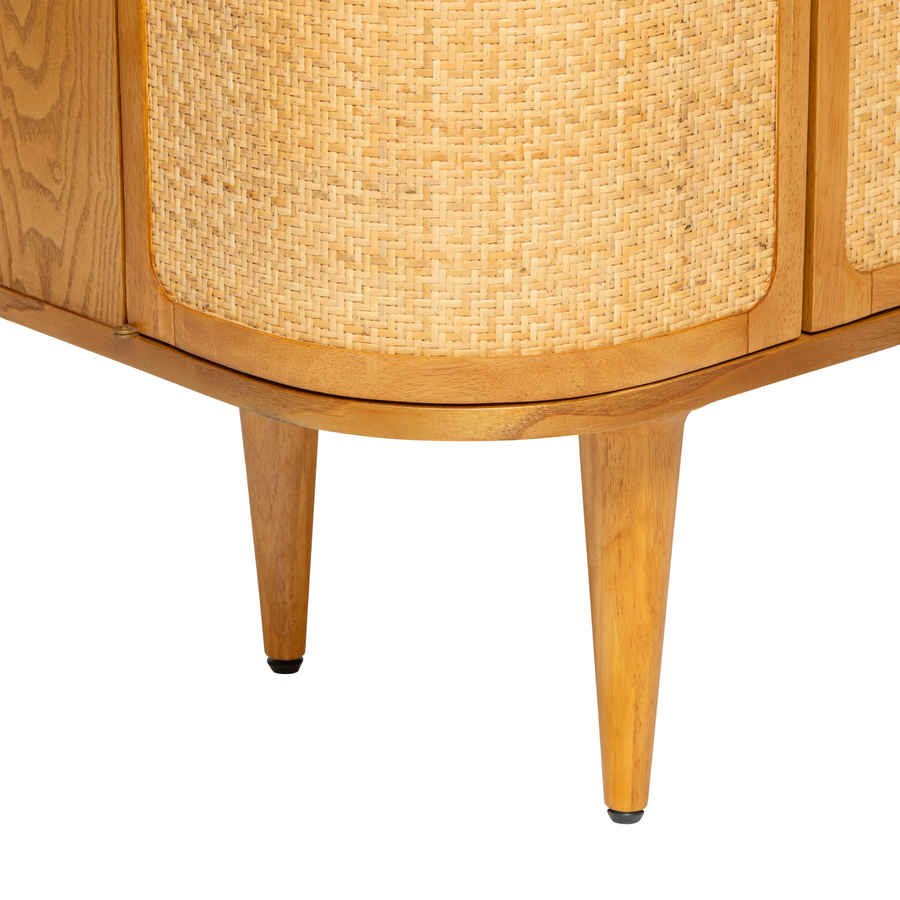 Aparador de ratán Baltimore 150x45x75cm