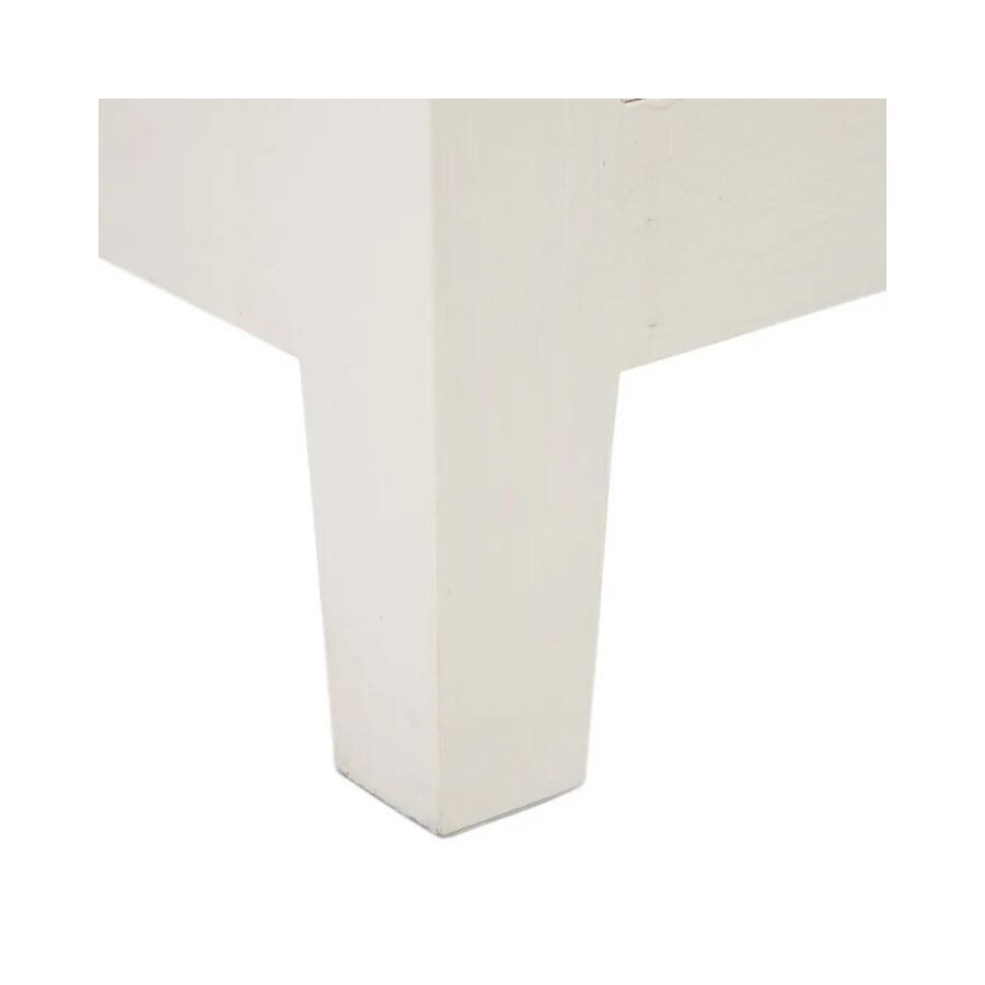 Vitrina de madera de mindi efecto envejecido Arabella 100x40x200cm