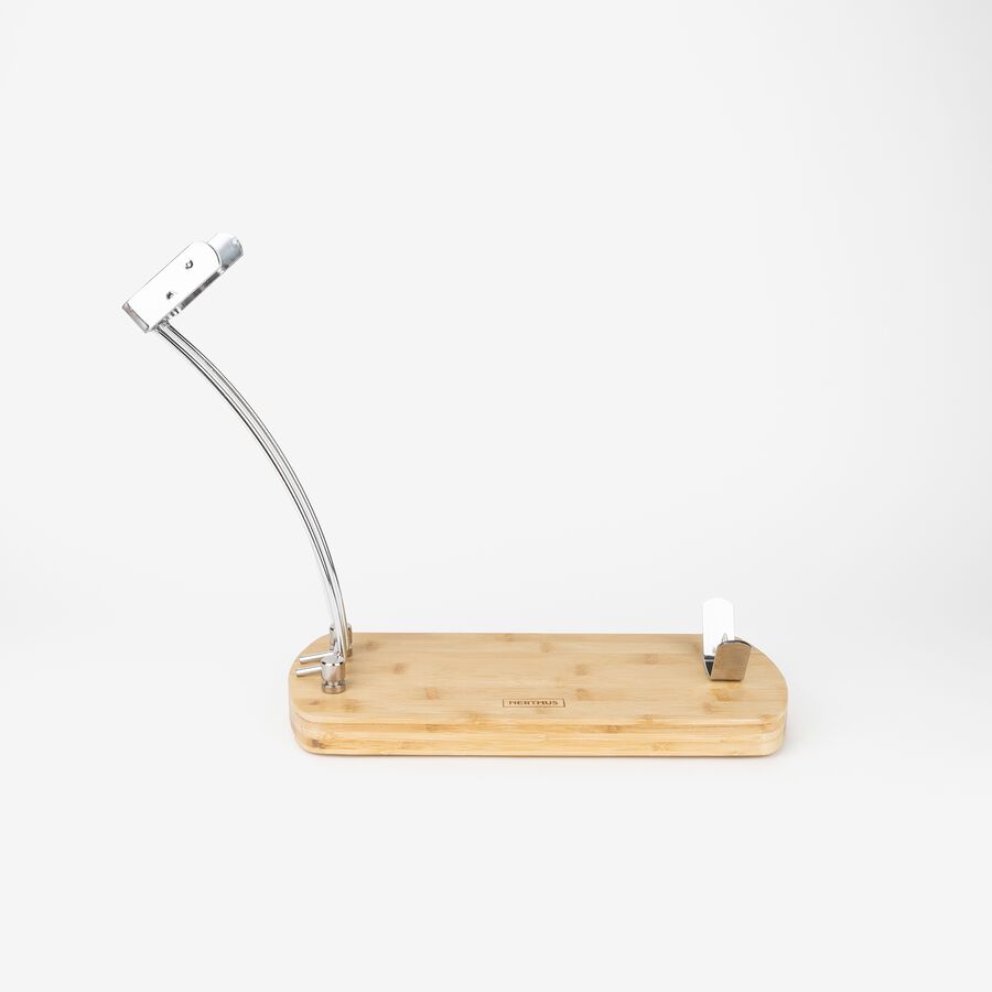 Jamonero plegable acero y bambú Vin Bouquet